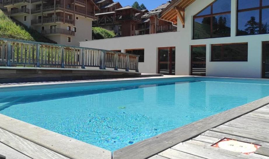 Appt Le Hameau Des Rennes 4 Etoiles Pieds Des Pistes Piscine Interieure Exterieure Lejlighed Vars  Eksteriør billede